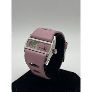 Pink RedTango Jump Hour Watch -  Vintage - Read Description